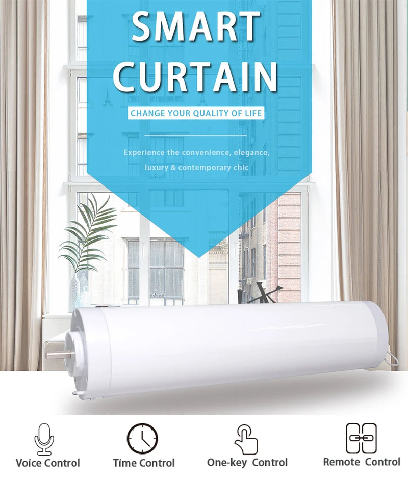 Sistema de Cortinas Inteligentes Motorizadas – Control WiFi y por Voz