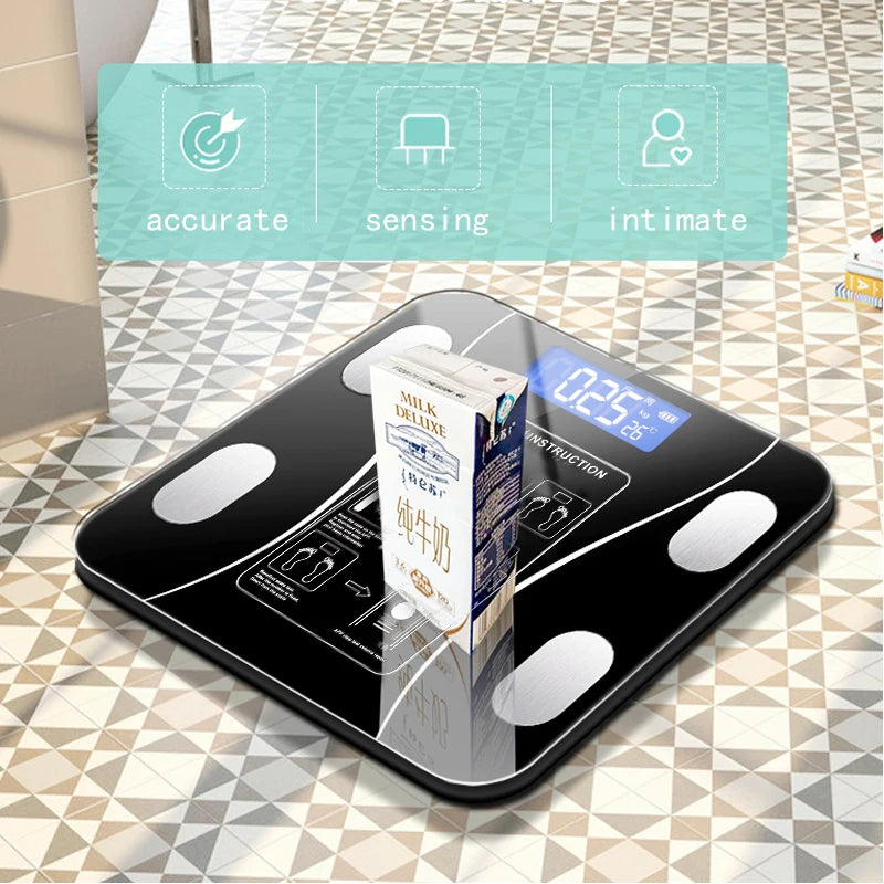 Báscula Digital Inteligente – Análisis Corporal vía App Bluetooth