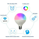 Foco Smart LED WiFi E27 RGB G95 – Control por App y Voz