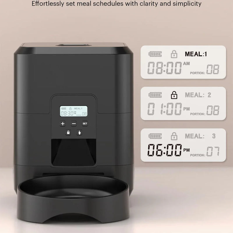 Comedero Automático Inteligente para Gatos y Perros – Programable y Preciso