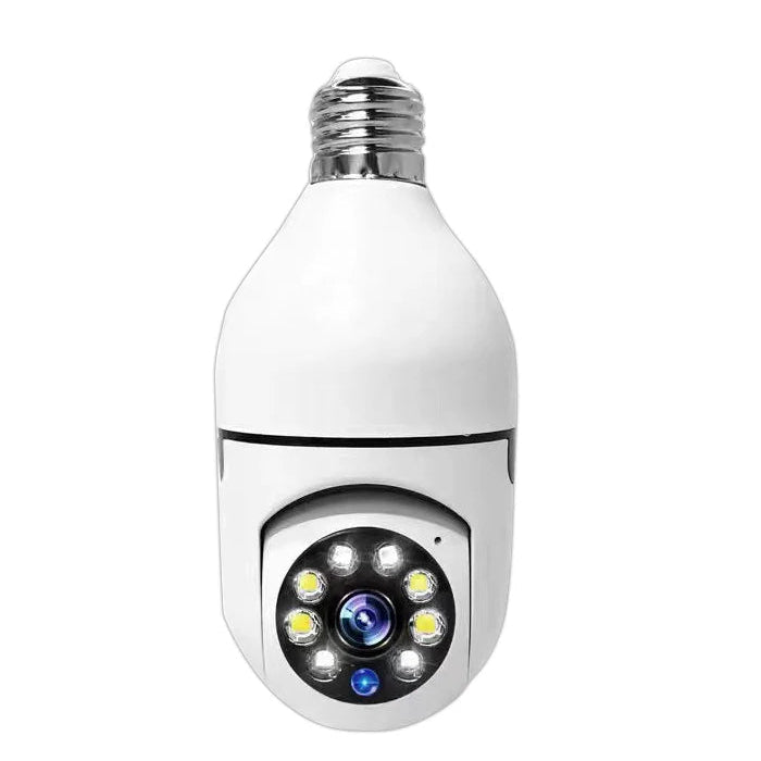 Cámara Bombilla 1080P WiFi con Visión Nocturna y Audio