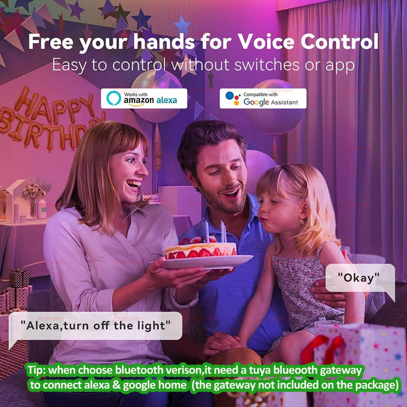 Foco LED Inteligente RGB WiFi E27 – Compatible con Alexa y Google