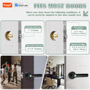 Cerradura Inteligente con Huella y Teclado | Control App + 5 Métodos de Acceso