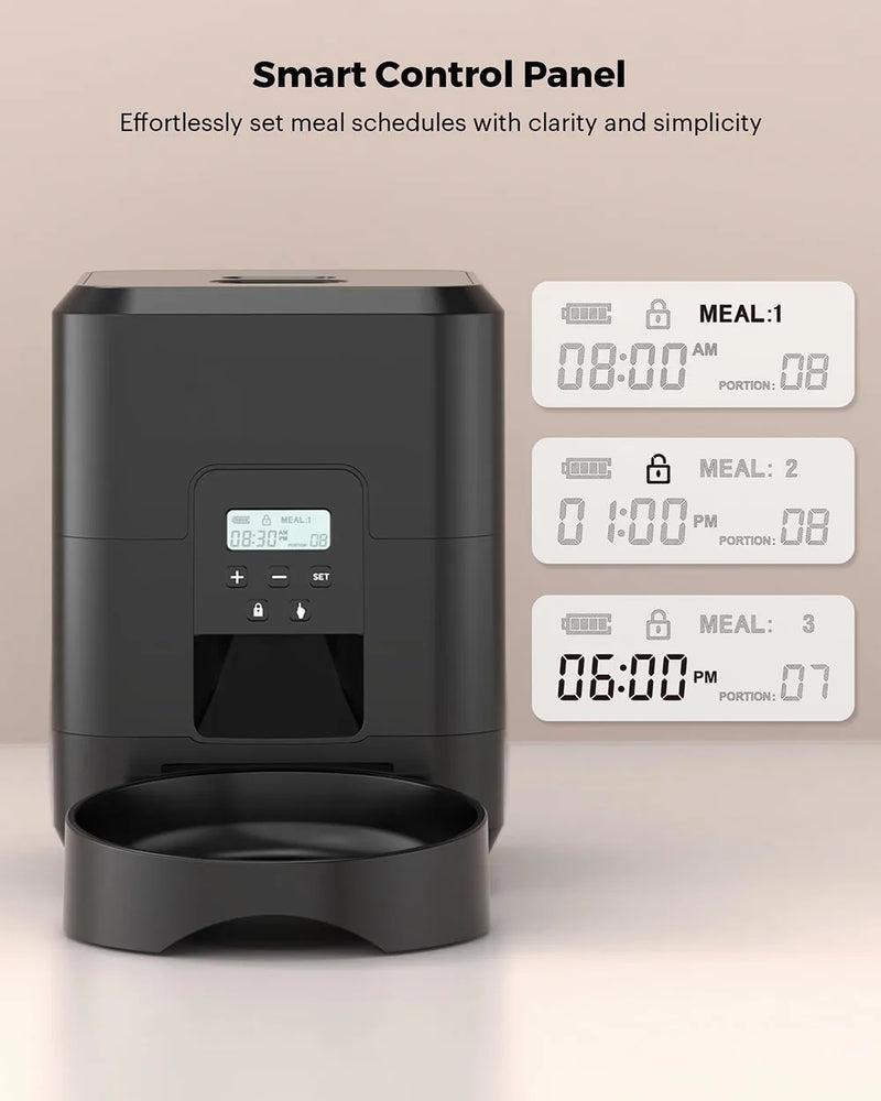 Comedero Automático Inteligente para Gatos y Perros – Programable y Preciso
