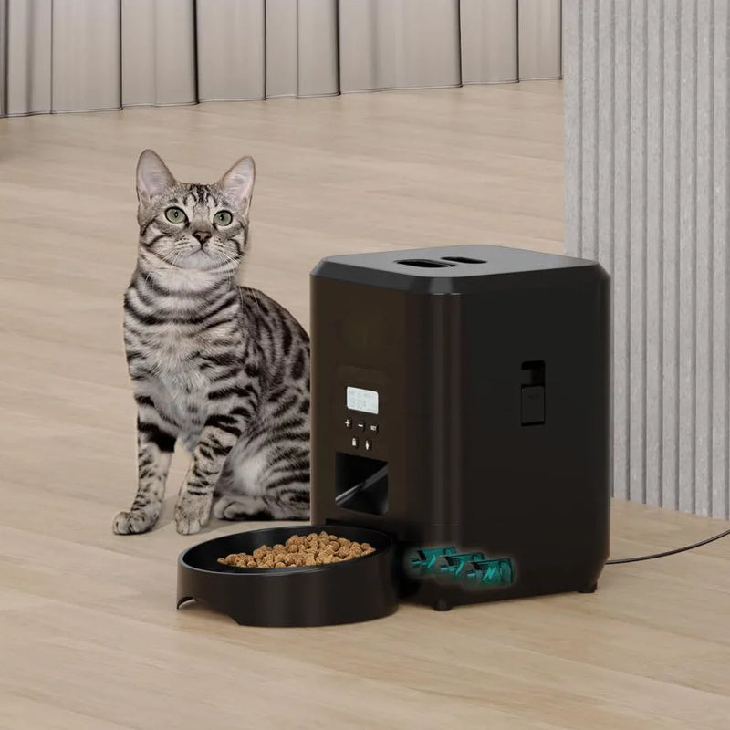 Comedero Automático Inteligente para Gatos y Perros – Programable y Preciso