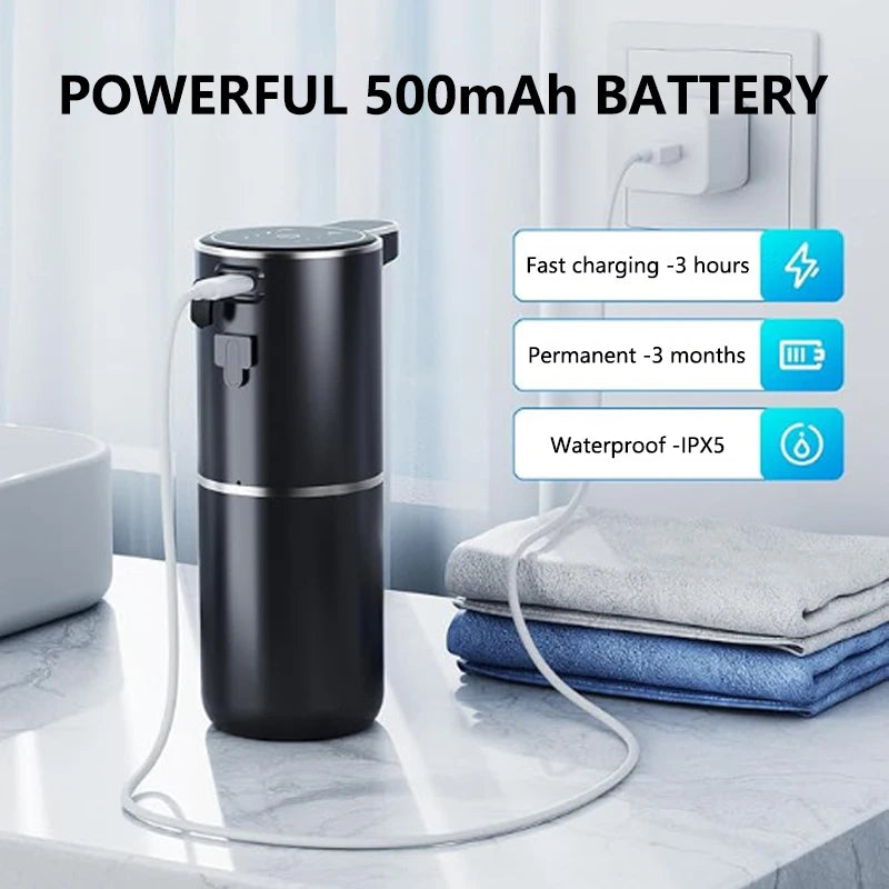Dispensador Automático de Jabón Inteligente – Sensor Infrarrojo, 380ml