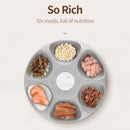 Comedero Automático ROJECO 6 Porciones – Ideal para Comida Húmeda y Seca