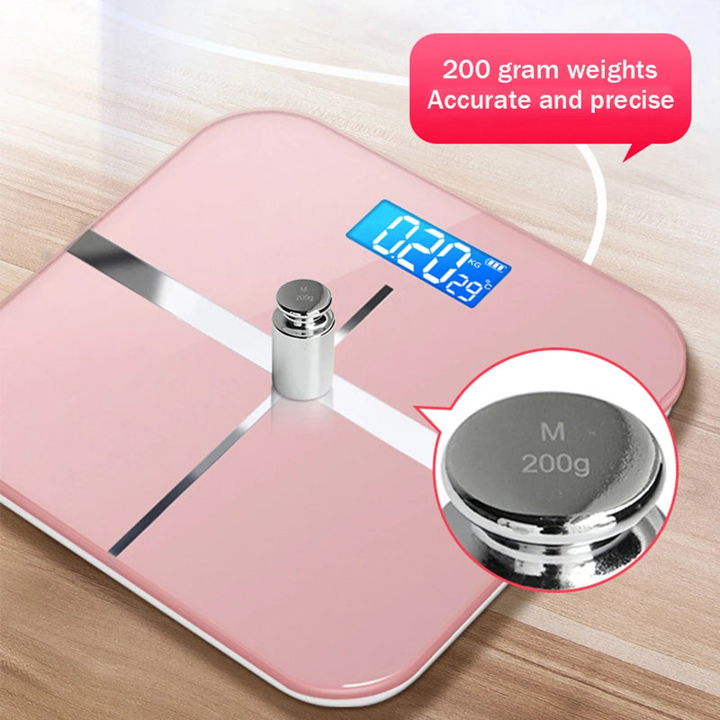 Báscula Electrónica de Alta Precisión con Pantalla LED y Carga USB – Hasta 180kg