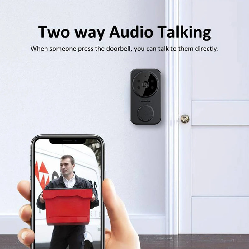 Timbre WiFi con Cámara HD, Audio Bidireccional y App Remota