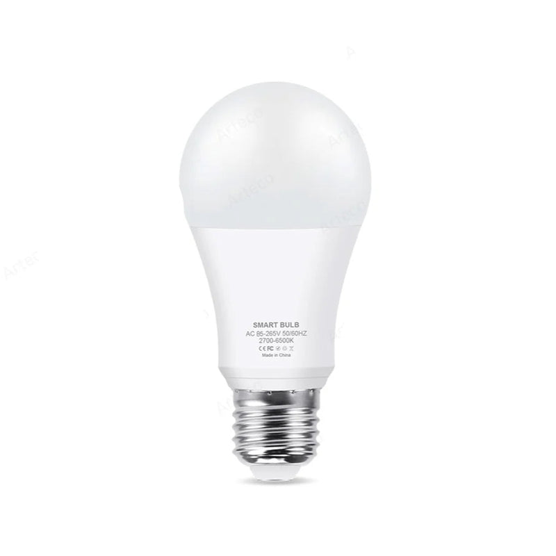 Bombilla LED Inteligente E27 Tuya WiFi RGB Compatible con Alexa y Google Home