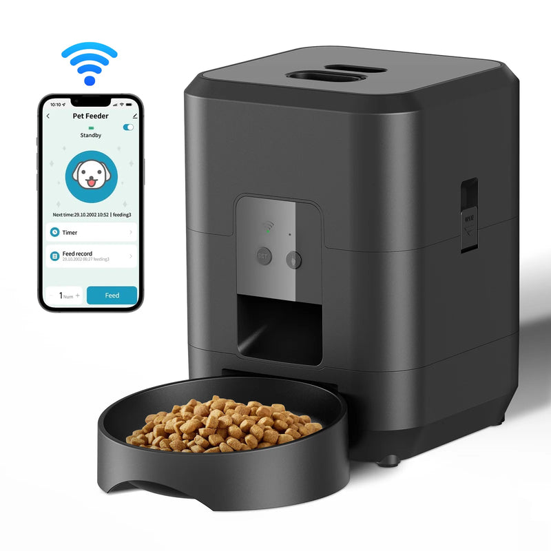 Comedero Automático Inteligente para Gatos y Perros – Programable y Preciso