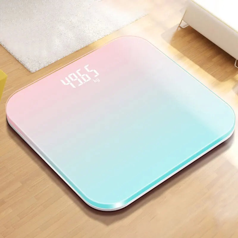 Báscula Inteligente de Vidrio con Pantalla LCD a Color – 180kg