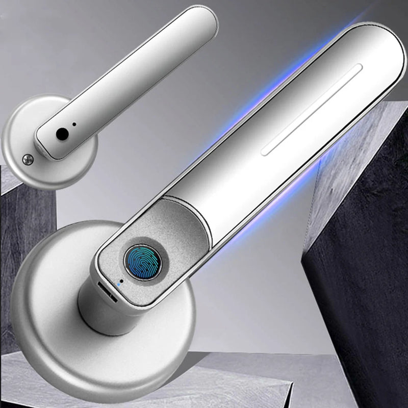 Cerradura Inteligente con Huella Digital | Seguridad Biométrica Recargable USB